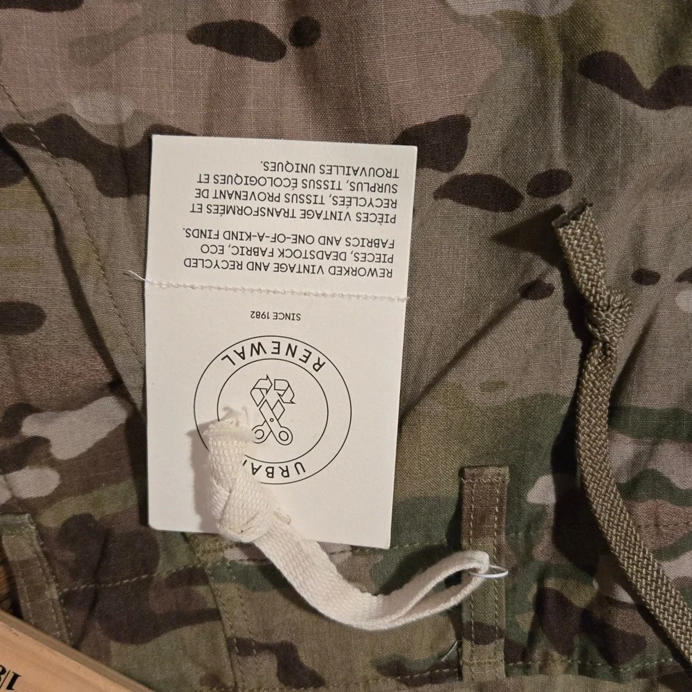 Vintage US Military Camo Pants Medium Regular Tactical Green 33x32in‎ Reworked